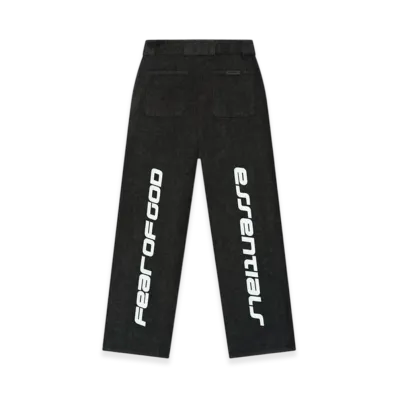 FEAR OF GOD ESSENTIALS Denim Work Pant "Vintage Black"