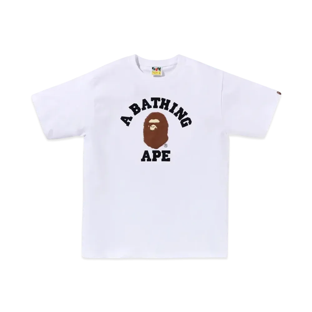 A BATHING APE Boa College Tee BAPEC Special Preorder "White"