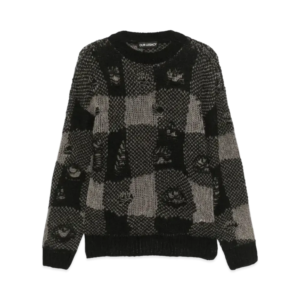 OUR LEGACY Sonar Roundneck "Black" M4243SBD