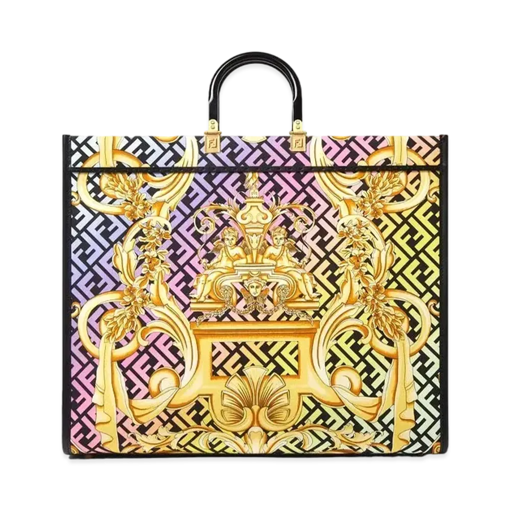 FENDI x Versace Fendace Sunshine Large Tote Bag