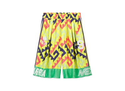 adidas x Willy Chavarria AOP Goalkeeper Shorts "Solar Lemon"