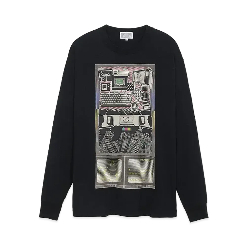 Cav Empt (C.E) MD TRANSMITTER LONG SLEEVE T "Black"