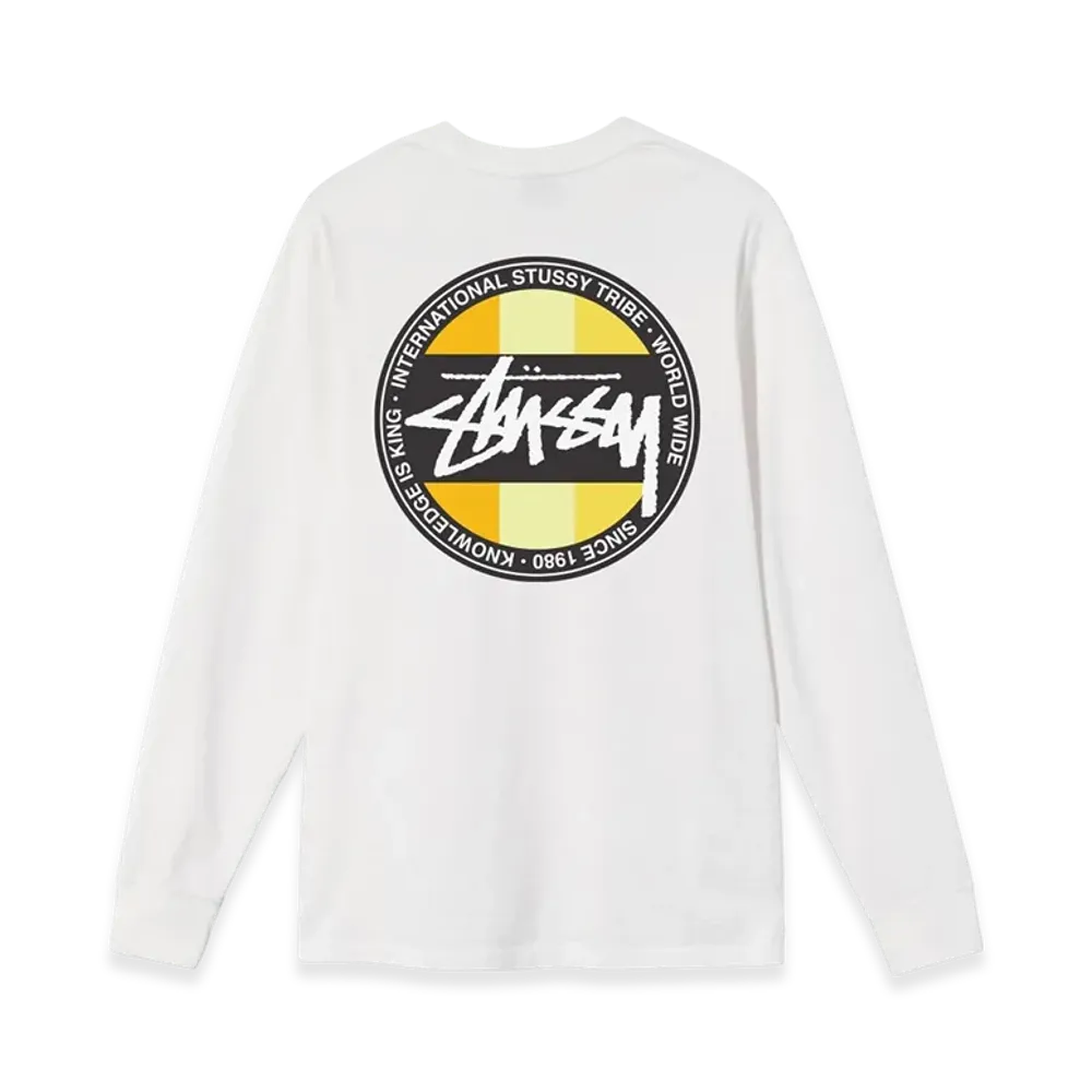 Stussy Classic Dot Dyed LS Tee "Natural"