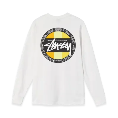 Stussy Classic Dot Dyed LS Tee "Natural"