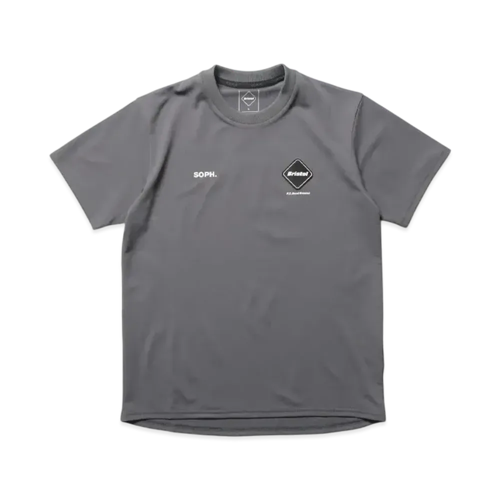 F.C.Real Bristol for Kids Authentic Logo S/S Team Top "Gray"