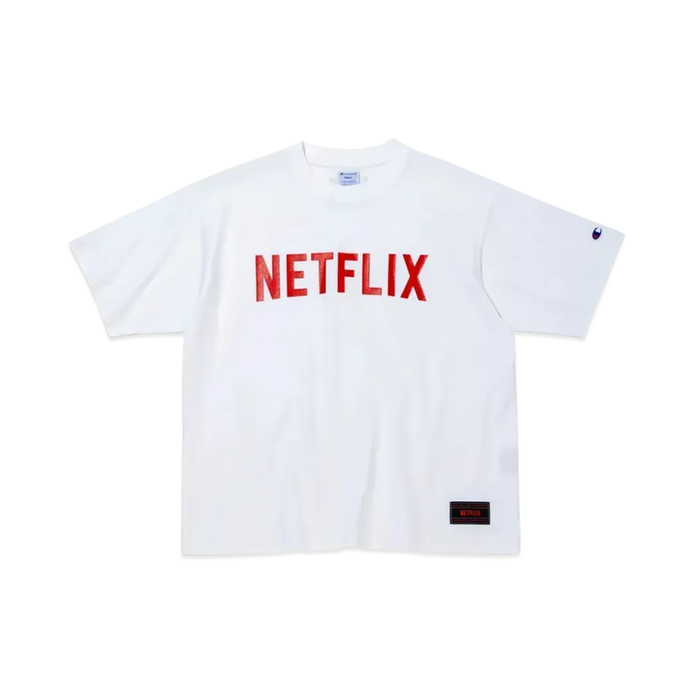 Netflix x V.A. x Champion S/S Tee 014 "White"
