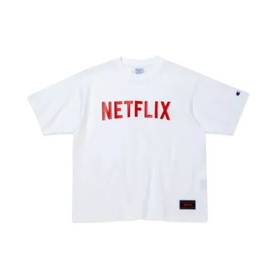 Netflix x V.A. x Champion S/S Tee 014 "White"