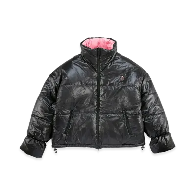 BLACKPINK x My Melody Cropped Puff Jacket "Black/Pink"