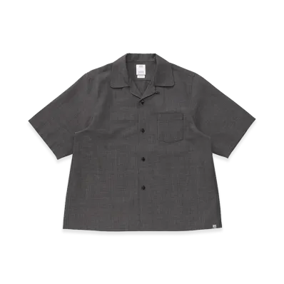 visvim Keesey SP Shirt S/S (W/Si/Li) "Navy"