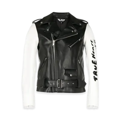 BLACK COMME des GARCONS Contrast Sleeve Bomber Jacket "Black"