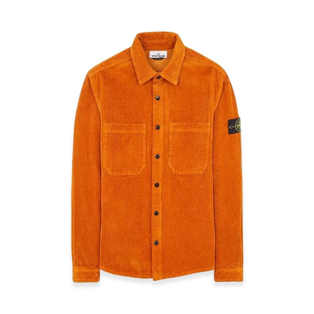 Stone Island 11311 11 Corduroy 400 TC Overshirt - 23FW "Rust"