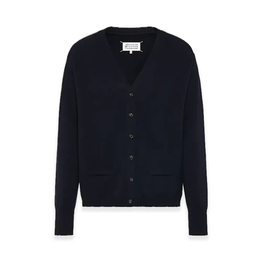 Maison Margiela Cashmere Cardigan "Dark Blue"