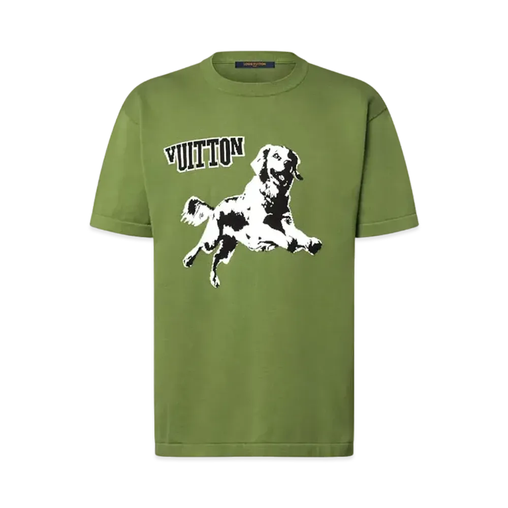 Louis Vuitton Short-Sleeved Cotton Crewneck "Kalamata"
