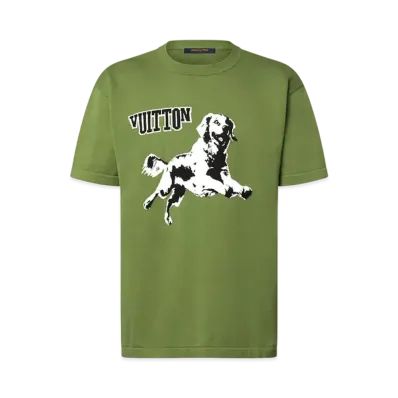 Louis Vuitton Short-Sleeved Cotton Crewneck "Kalamata"