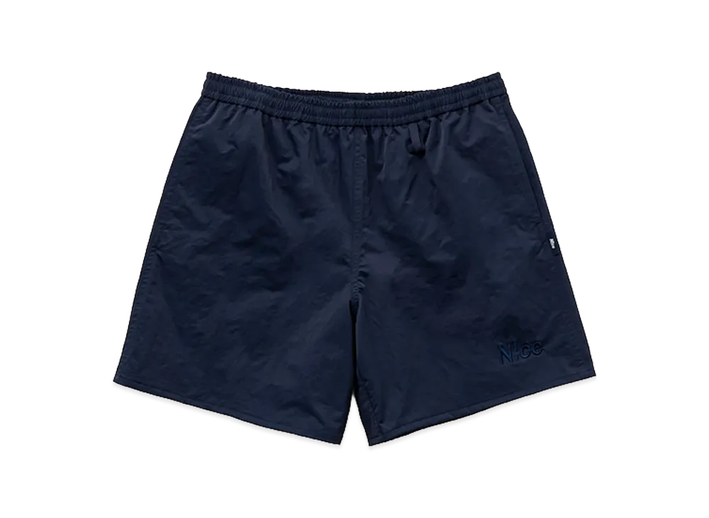 N!ce Nylon Half Pants "Navy"