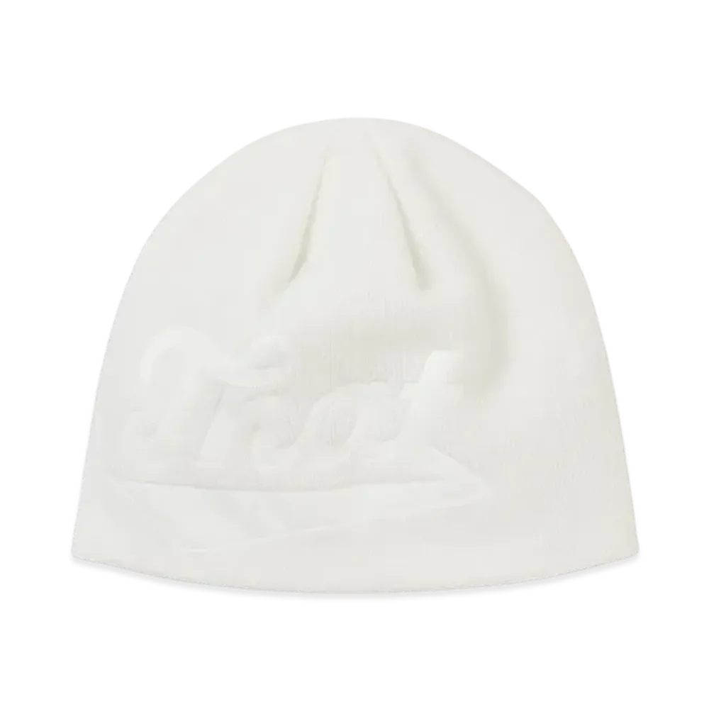 thisisneverthat Debossed That No Cuff Beanie "Off White"