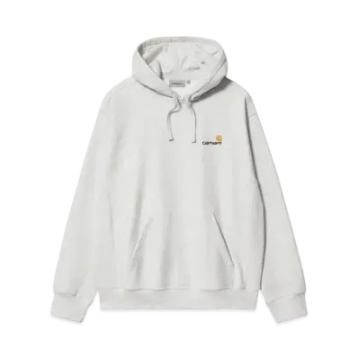 Carhartt WIP Hooded American Script Sweat "Ash Heather"