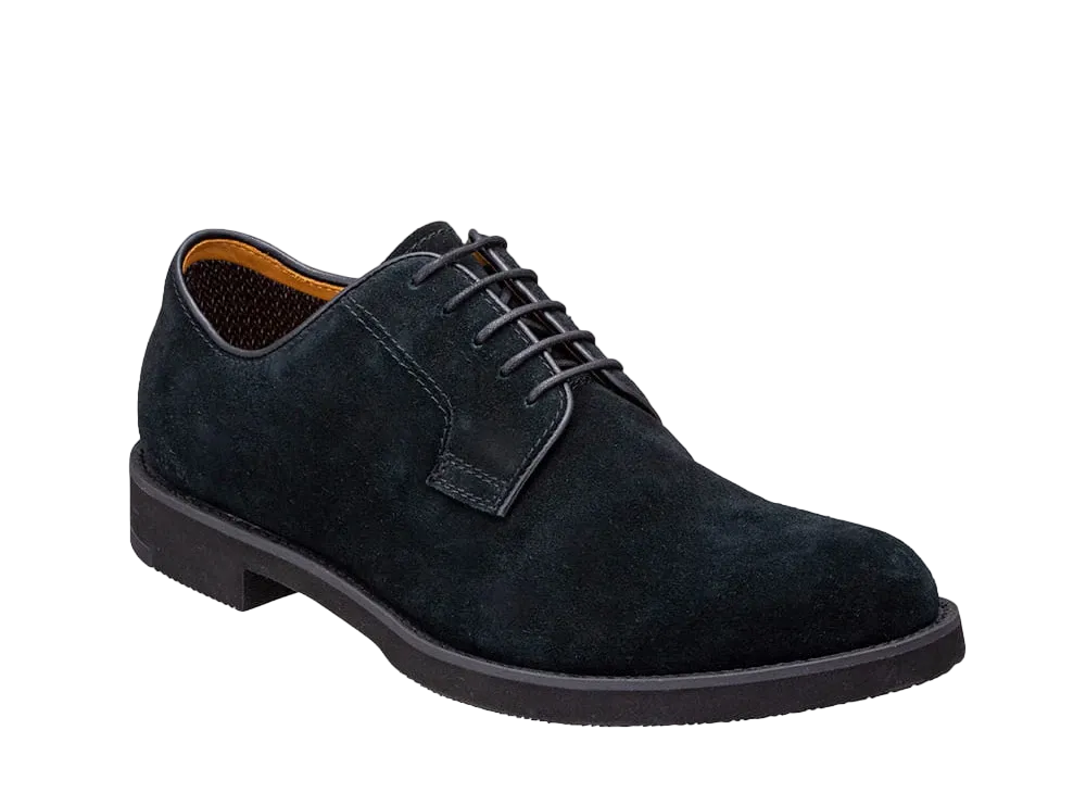 REGAL Plain Toe Calf Leather Suede "Black" 50ALBAW EE