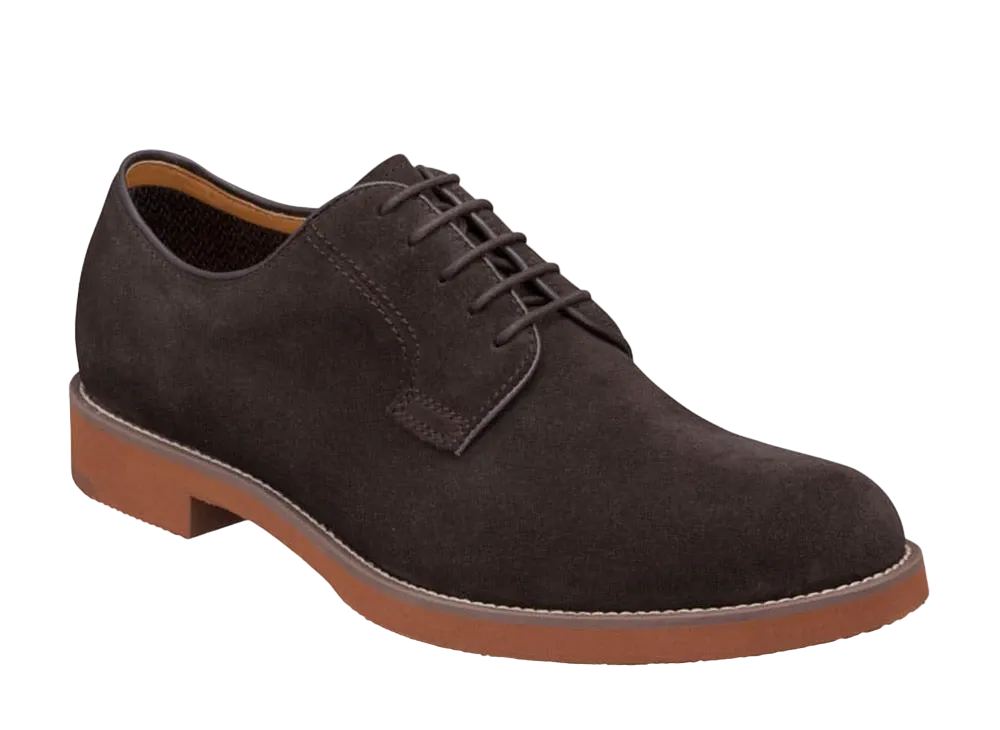 REGAL Plain Toe Calf Leather Suede "Dark Brown" 50ALBAW EE