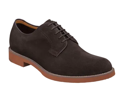 REGAL Plain Toe Calf Leather Suede "Dark Brown" 50ALBAW EE