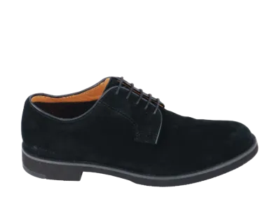 REGAL Plain Toe Calf Leather Suede "Black" 50ALBJ EE