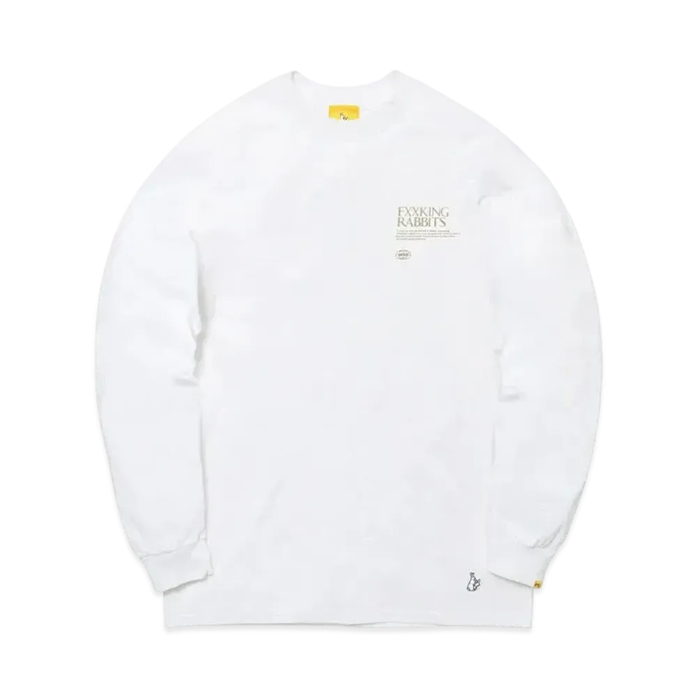 FR2 Embroidery Angel Long-Sleeve T-Shirt "White"