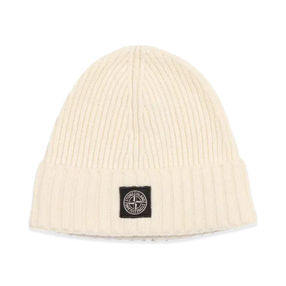 Stone Island Kids Beanie "White"