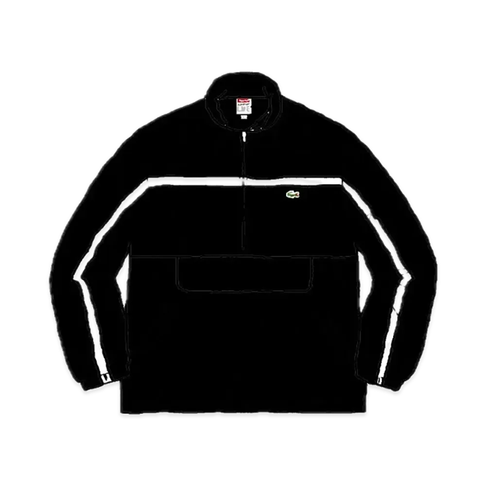 Supreme x LACOSTE Puffy Half Zip Pullover "Black"