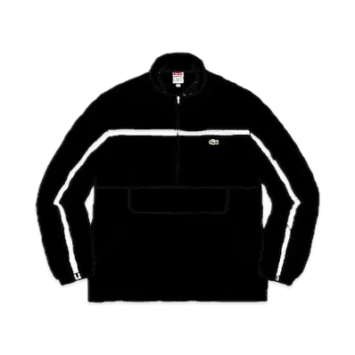 Supreme x LACOSTE Puffy Half Zip Pullover "Black"
