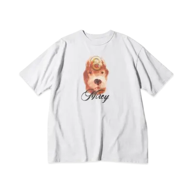 BEAMS Eric Rhinestone / T-Shirt "Ash"