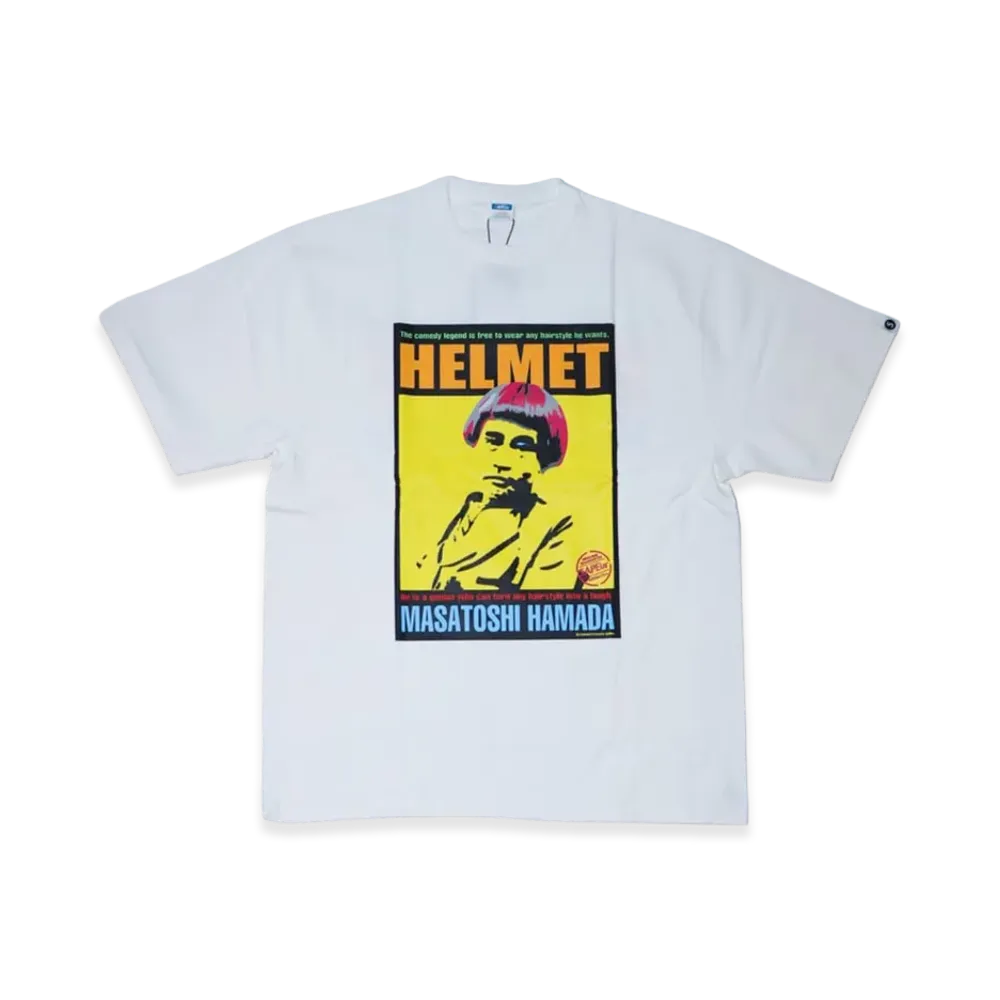 SAPEur x MASATOSHI HAMADA Helmet 2 S/S T-Shirt "White"