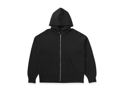 visvim Jumbo SB Hoodie F.Z. (Fine Wool) "Black"