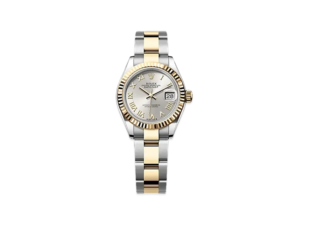 ROLEX Lady-Datejust 28mm Oystersteel & Yellow Gold 279173 "Silver"