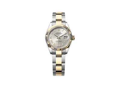 ROLEX Lady-Datejust 28mm Oystersteel & Yellow Gold 279173 "Silver"