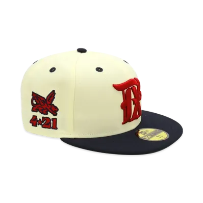NEW ERA x THE CAP 59Fifty The Cap City Connect Texas Rangers "Chrome White/Navy"