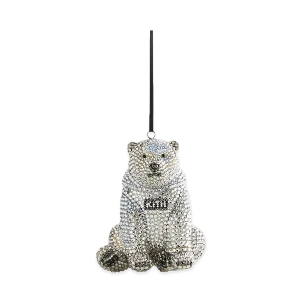 Kith Kithmas Polar Bear with Swarovski Crystals "Crystal Shimmer / Jet Hematite / Crystal Silver Shade / Crystal / Crystal Blue Shade"