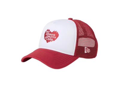 NEW ERA x Coca-Cola x Kosuke Kawamura 9Forty A-Frame Trucker "White/Scarlet"