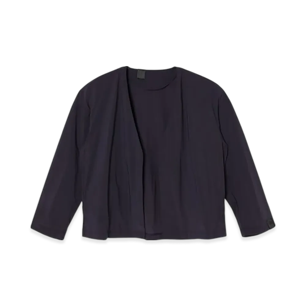 N.HOOLYWOOD Collarless Blouson "Navy"