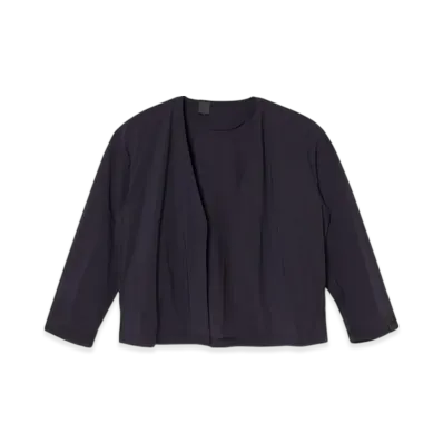 N.HOOLYWOOD Collarless Blouson "Navy"