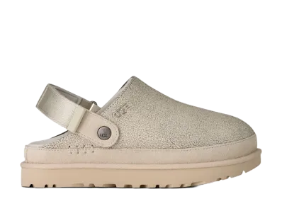 UGG Women's Goldenstar Crackle Clog "Crackle White"