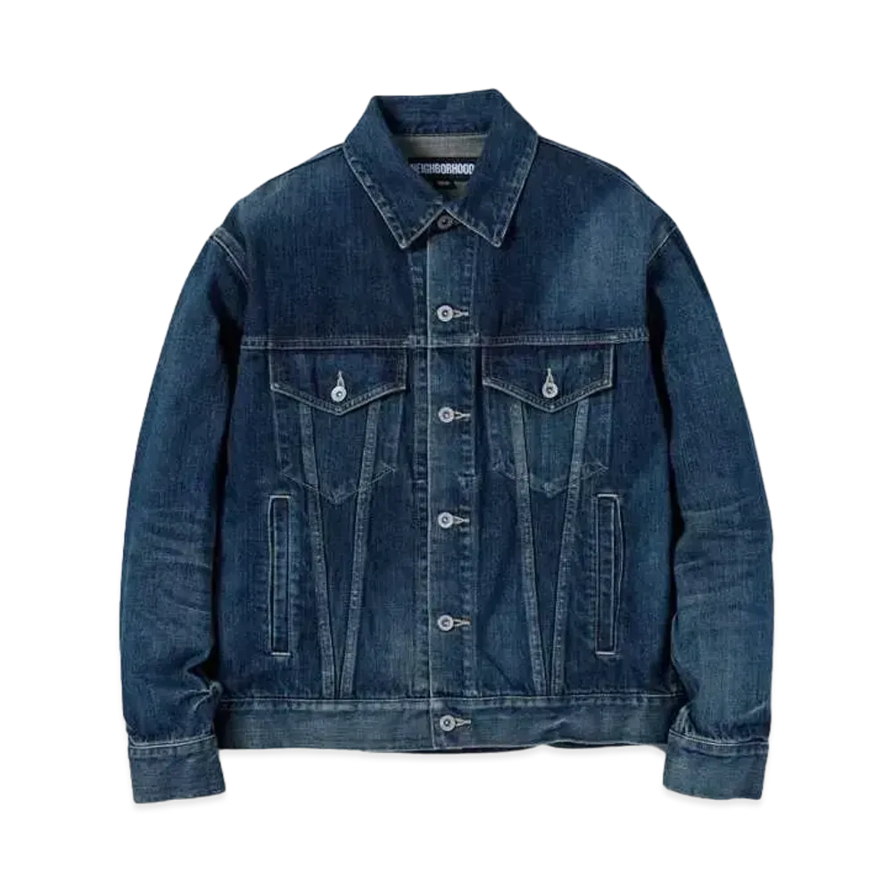 NEIGHBORHOOD Washed Denim Type-4 Jacket "Indigo"