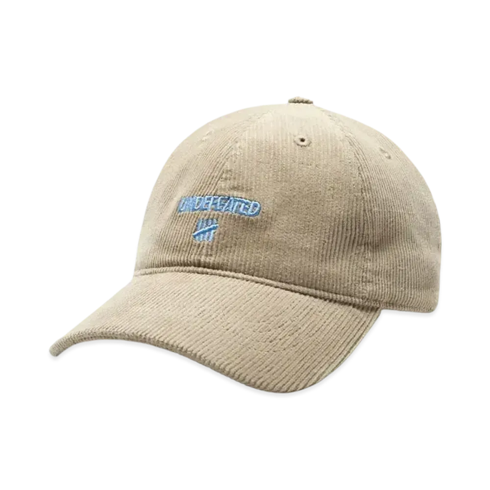 UNDEFEATED Corduroy Strapback "Beige"