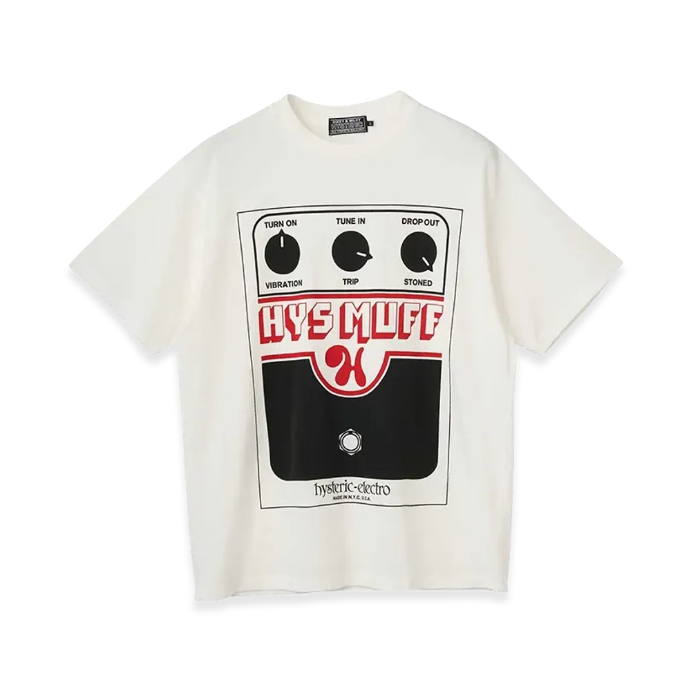 HYSTERIC GLAMOUR Hys Muff T-Shirt "White"