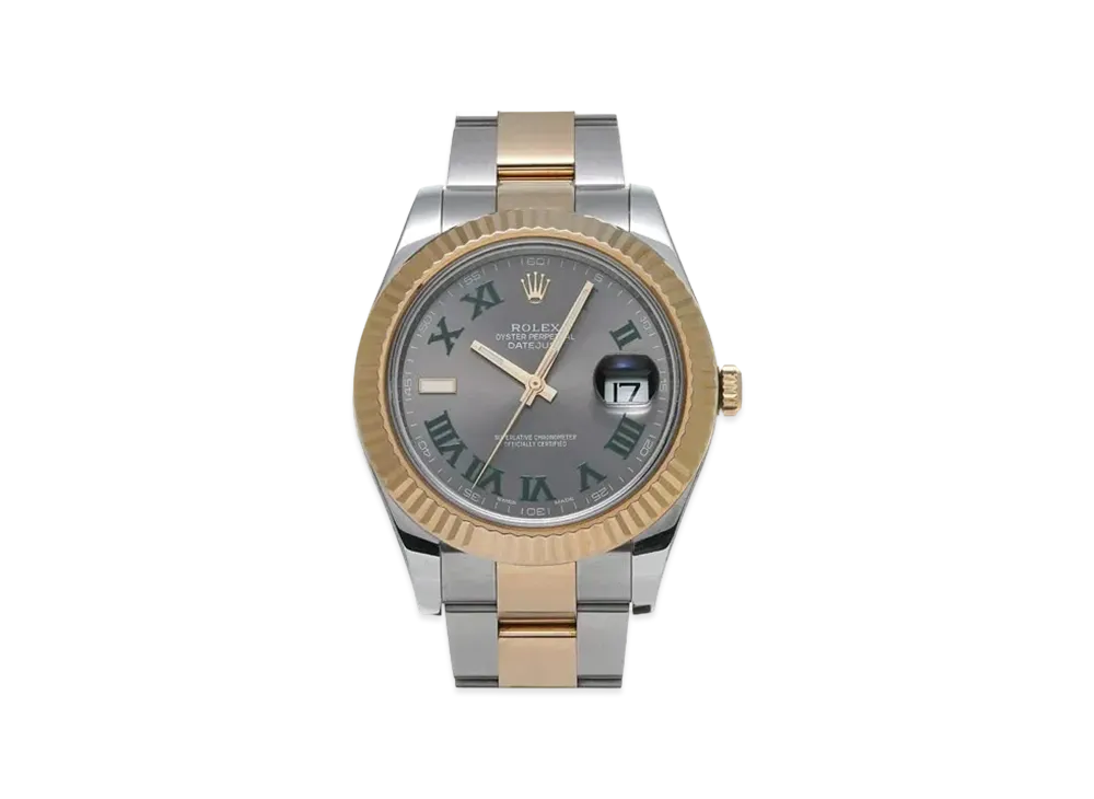 ROLEX Datejust II "Gray Roman/Stainless Steel/Yellow Gold"
