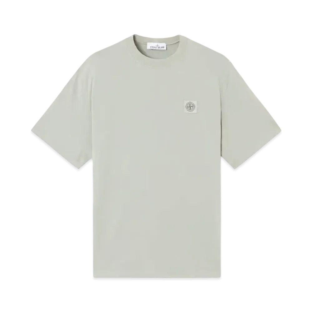 Stone Island 2100034 Combed Organic Cotton Jersey "Sage Green"