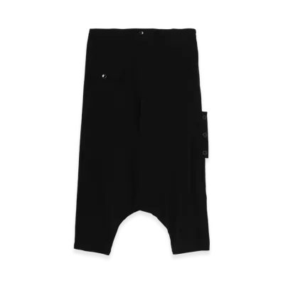 Ground Y Crepe De Chine Pocket Sarouel Pants "Black"