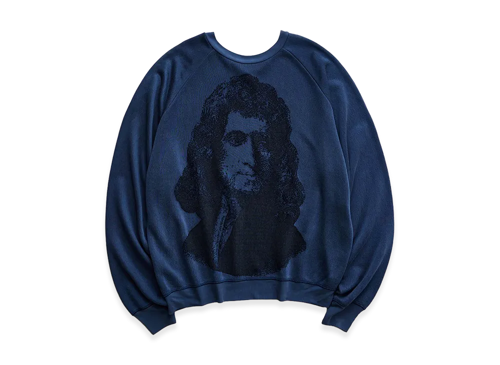NICENESS R.Isaac Double-Faced Cupra Sweatshirt "Cyan"