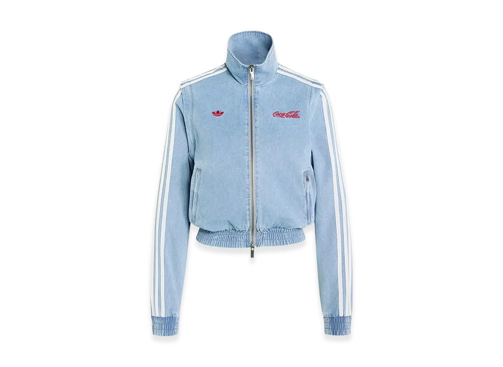 adidas x Coca-Cola Women's Firebird Reg Denim Track Top "Light Denim"