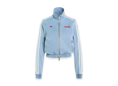 adidas x Coca-Cola Women's Firebird Reg Denim Track Top "Light Denim"