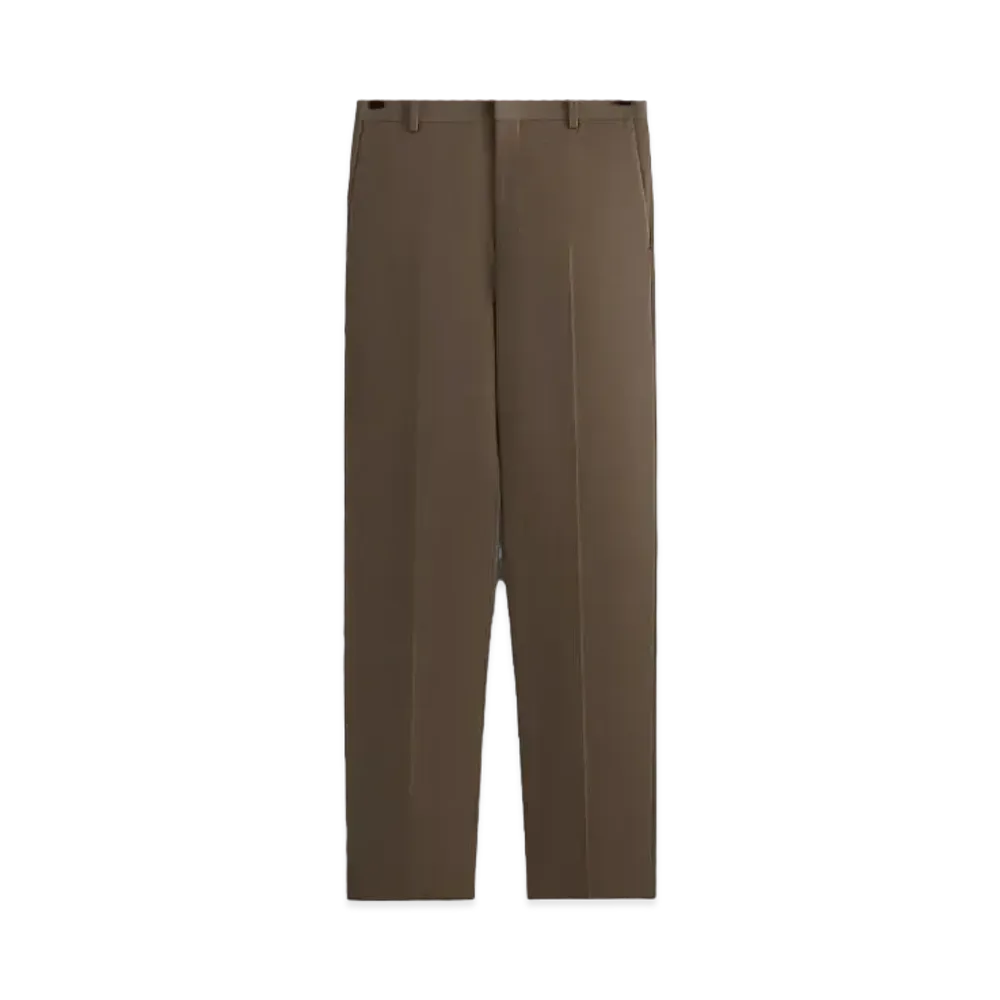Kith 101 x Auralee Light Wool Max Gabardine Slacks "Major Brown"